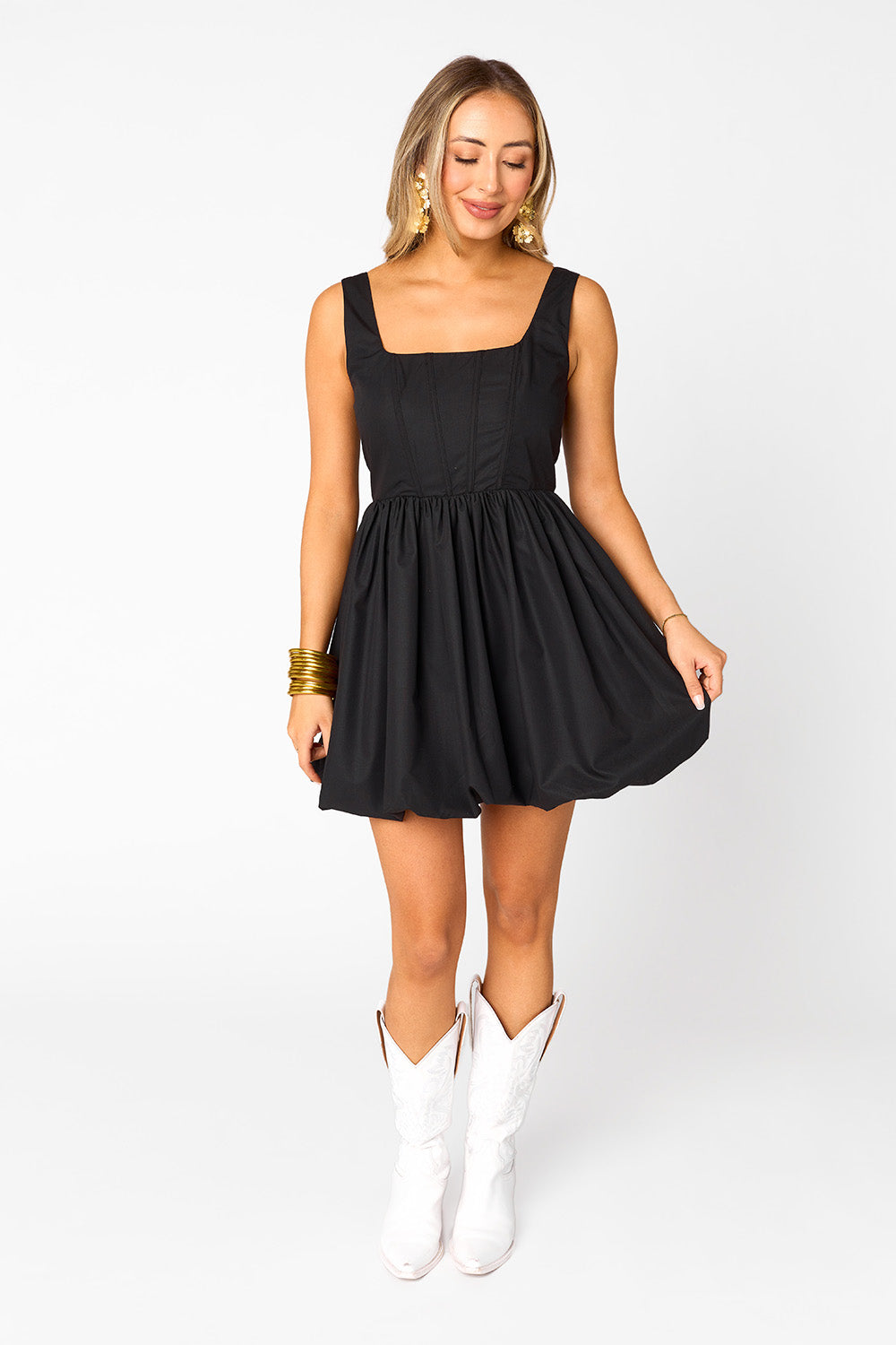 Heidi Mini Dress in Black