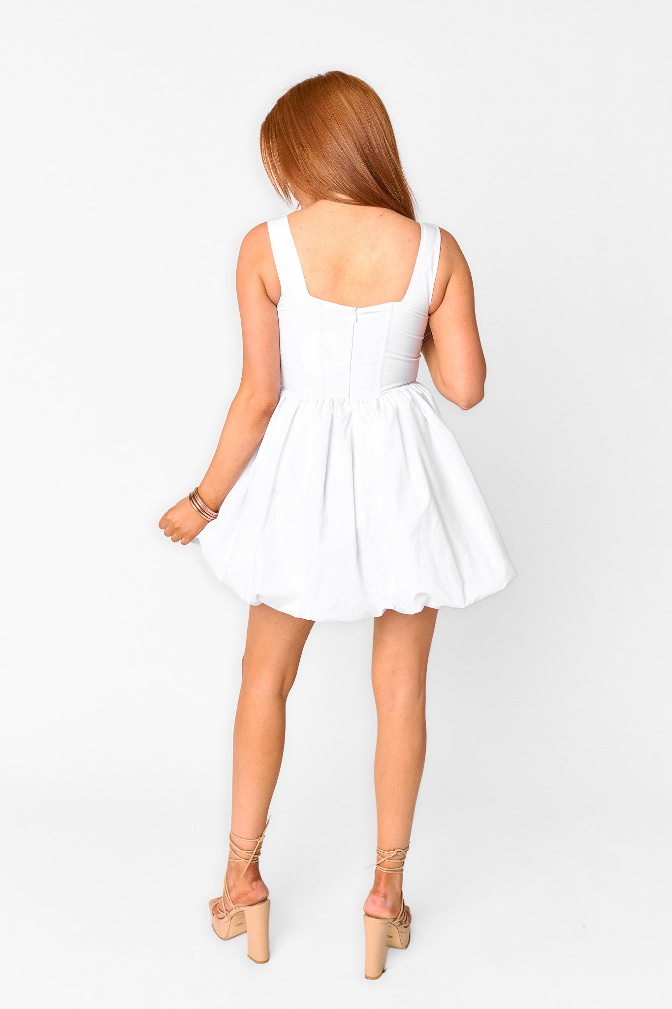 Heidi Mini Dress in White