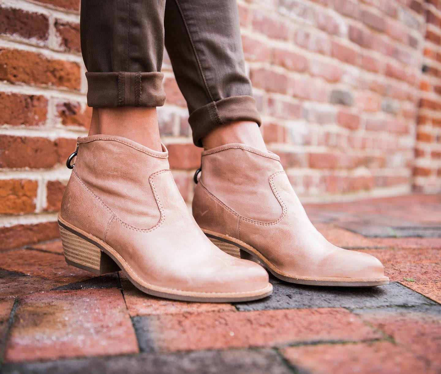 Aisley Ankle Boot in Rose Taupe