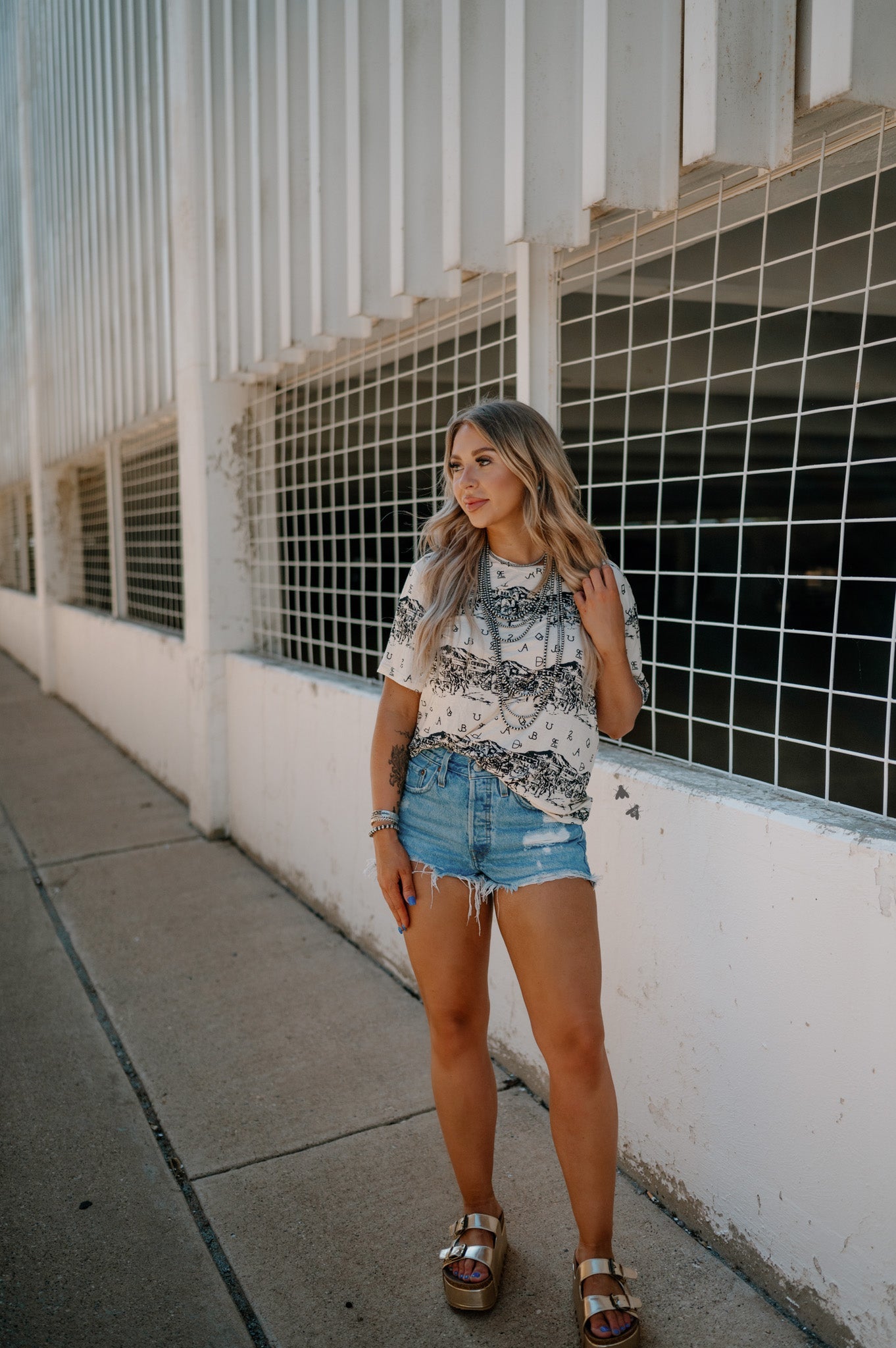 High Noon Tee in White