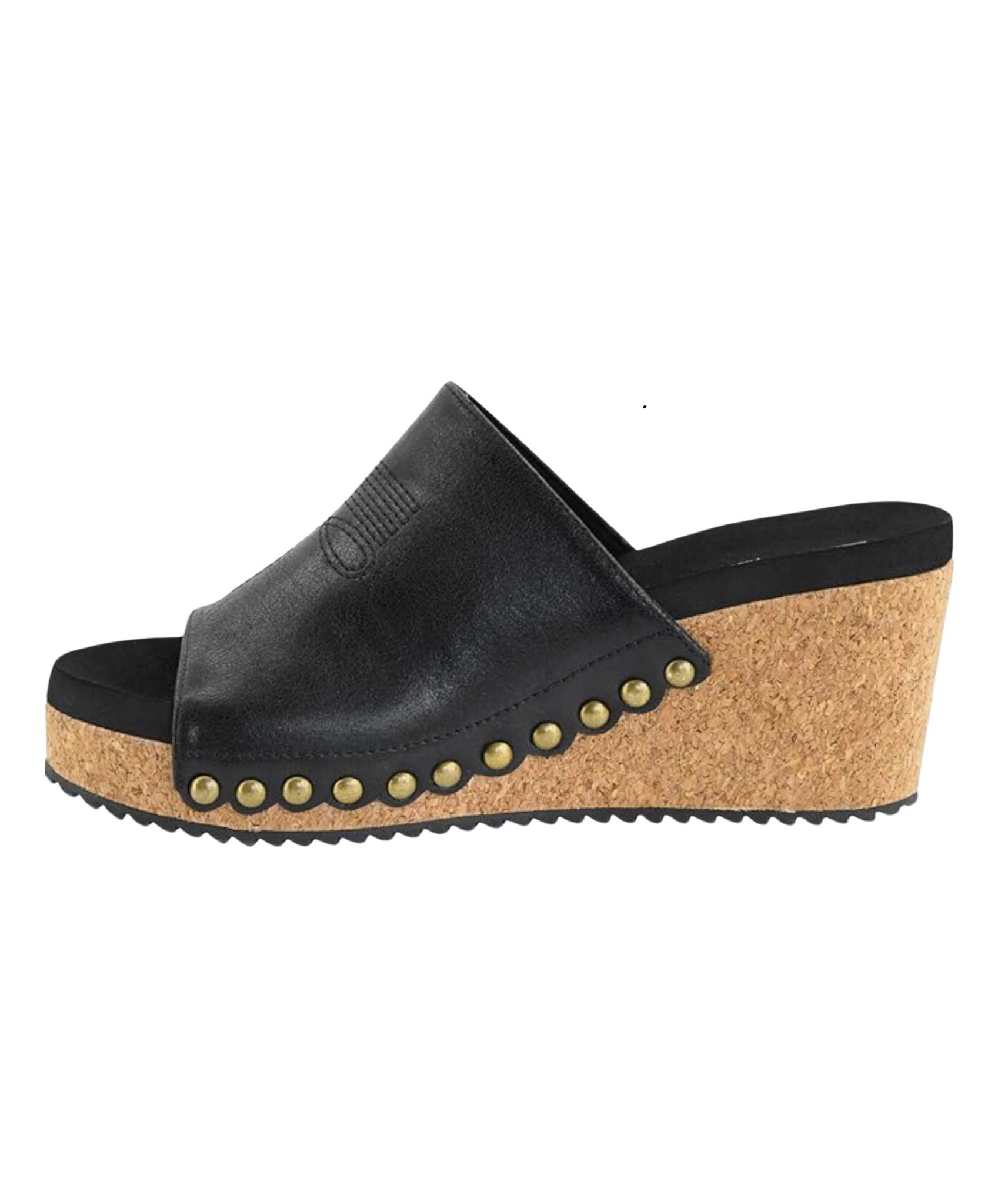 Saddle Up Wedge in Black