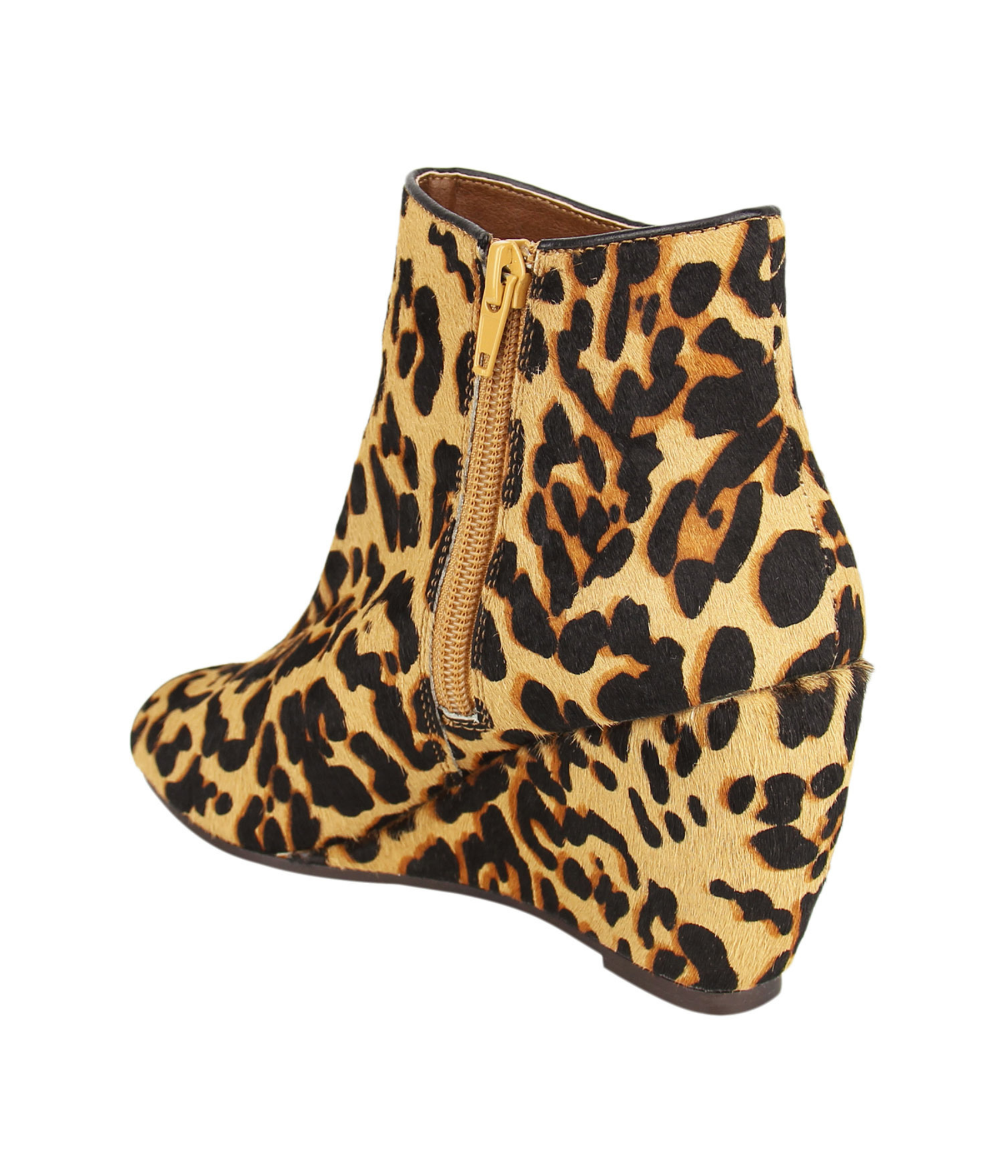 Kuda Leopard Print Wedge