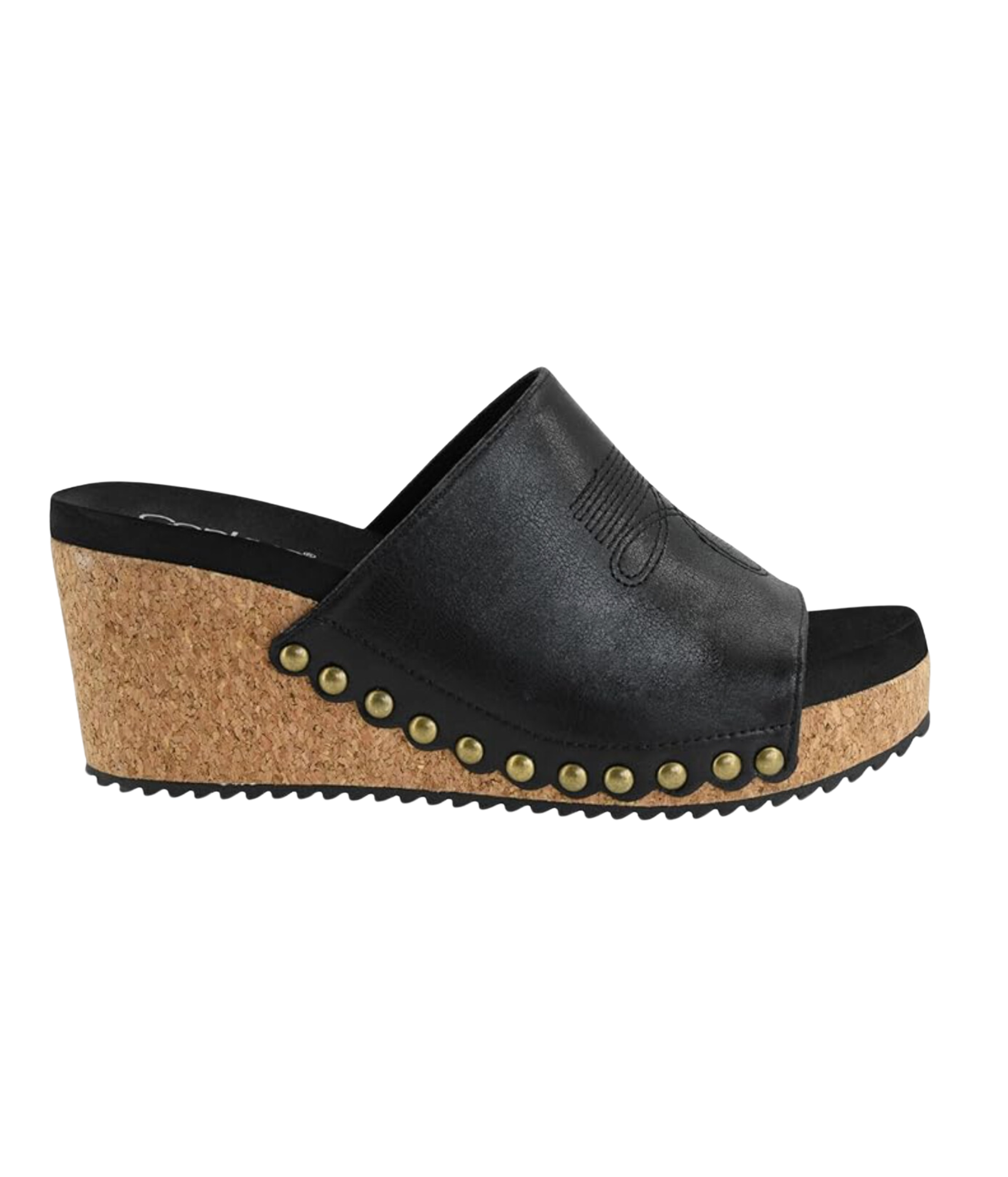 Saddle Up Wedge in Black