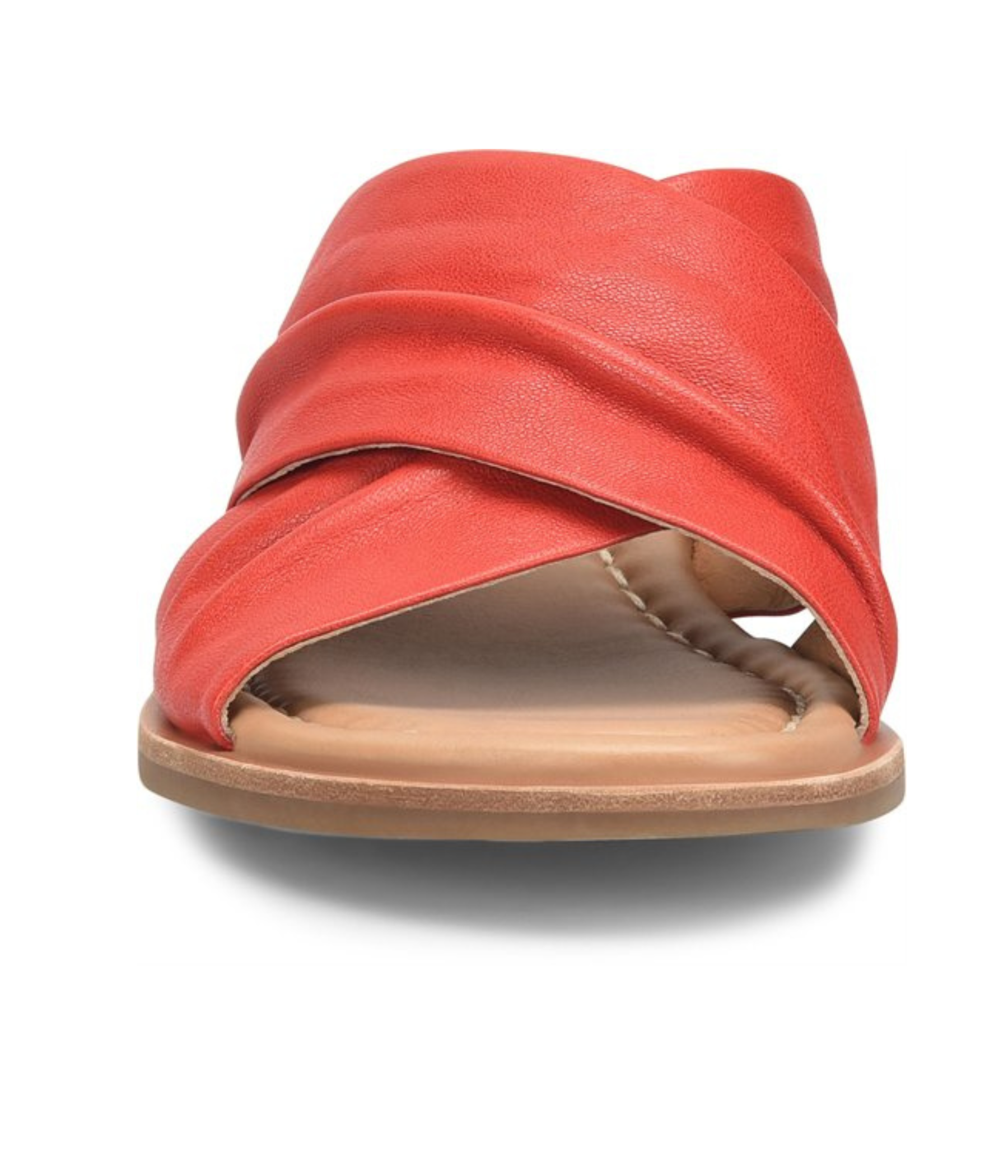 Fallon Leather Slide Sandal in Coral by Sofft Shoes