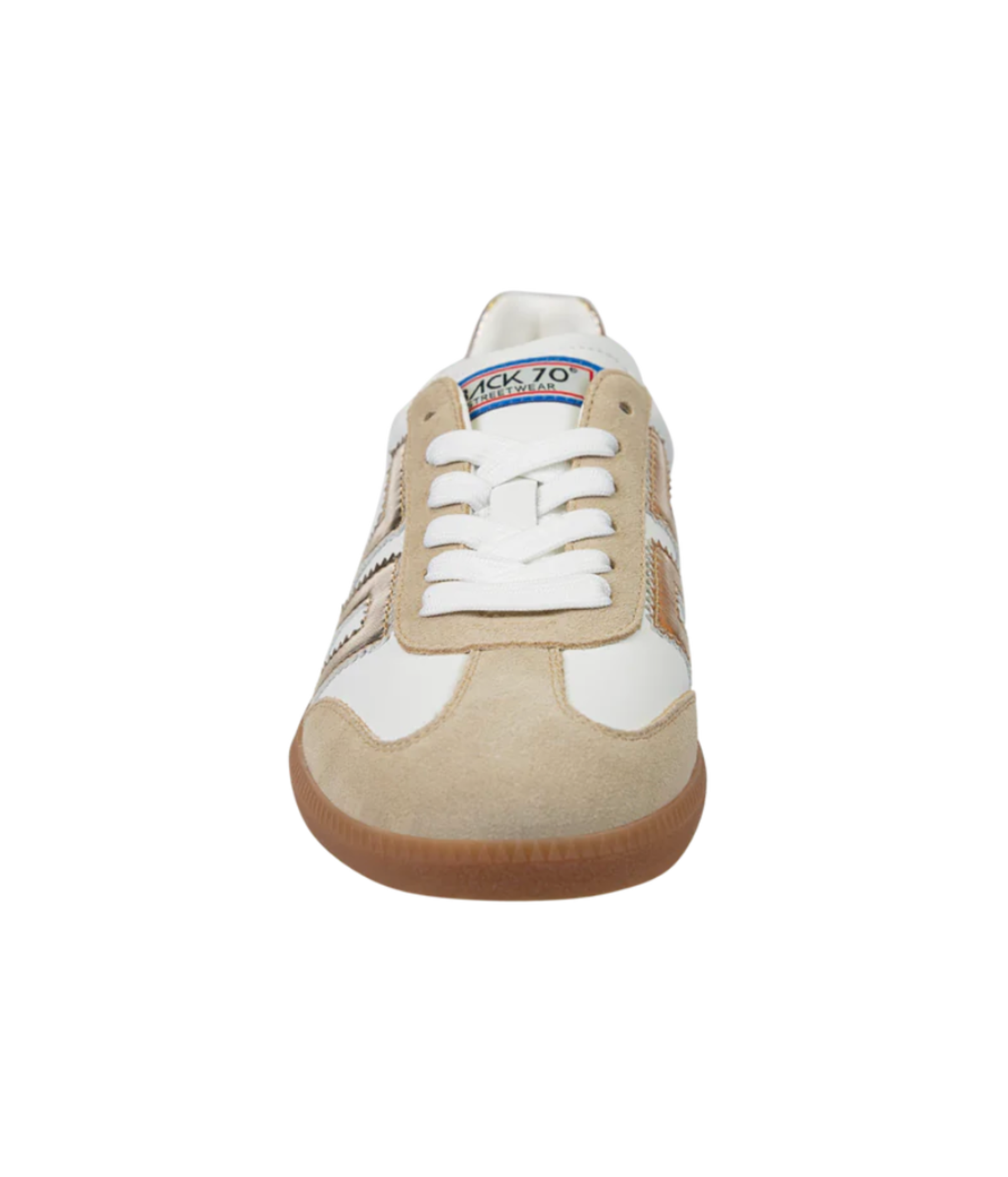 Cloud Sneakers in Beige and Gold