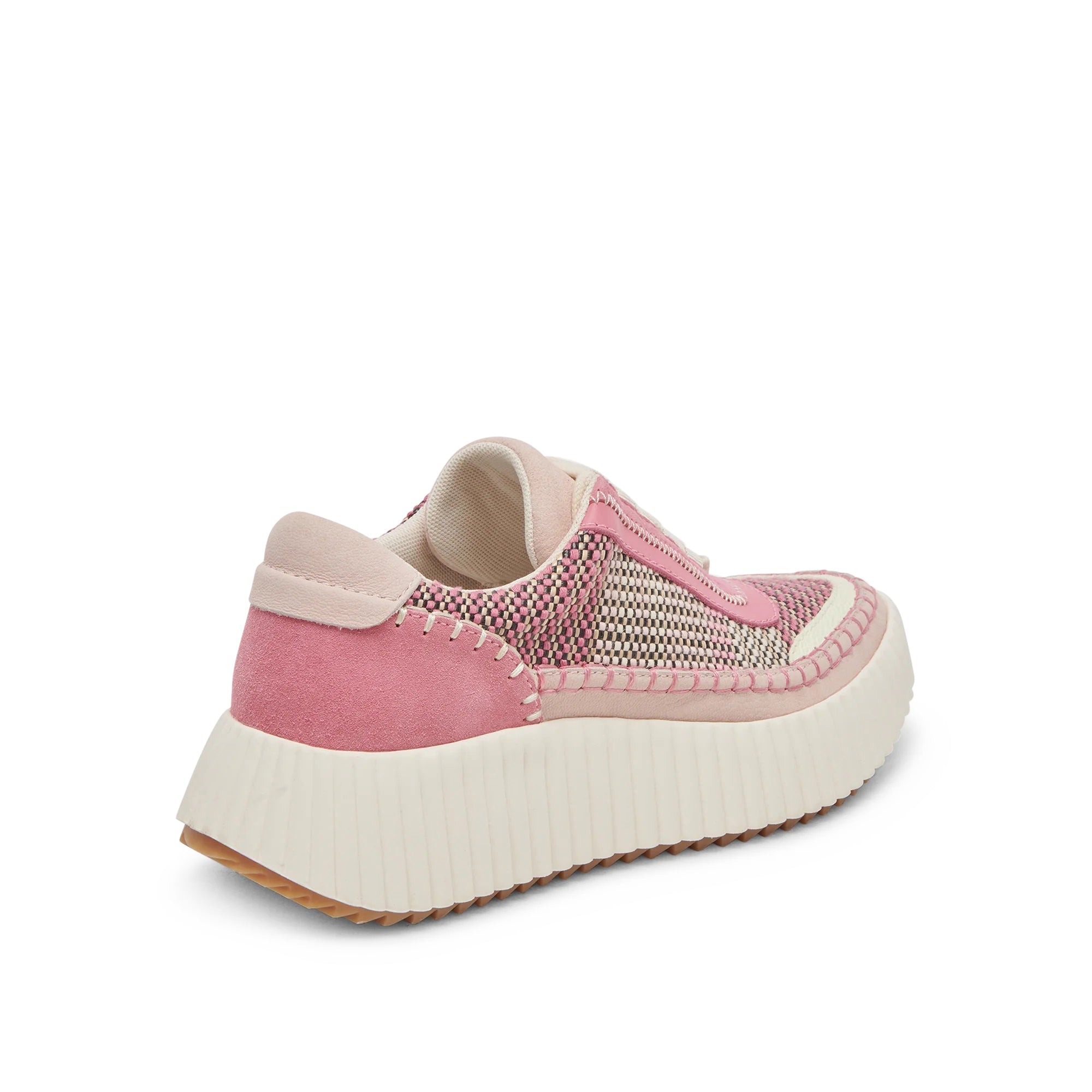 Dolen Woven Platform Sneakers in Pink Multi by Dolce Vita