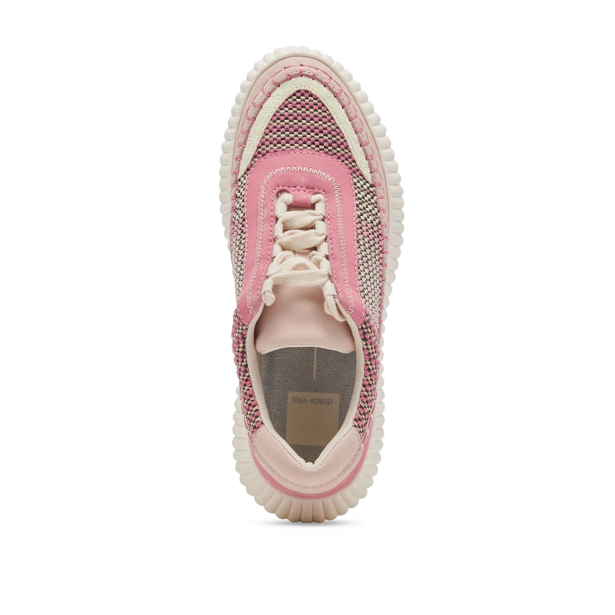 Dolen Woven Platform Sneakers in Pink Multi by Dolce Vita