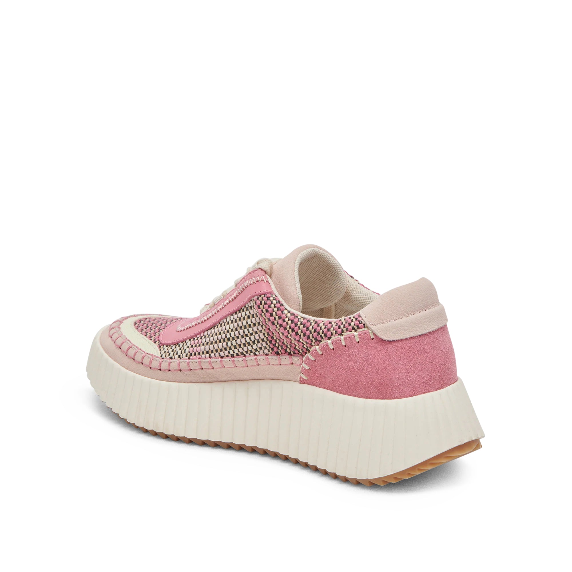 Dolen Woven Platform Sneakers in Pink Multi by Dolce Vita