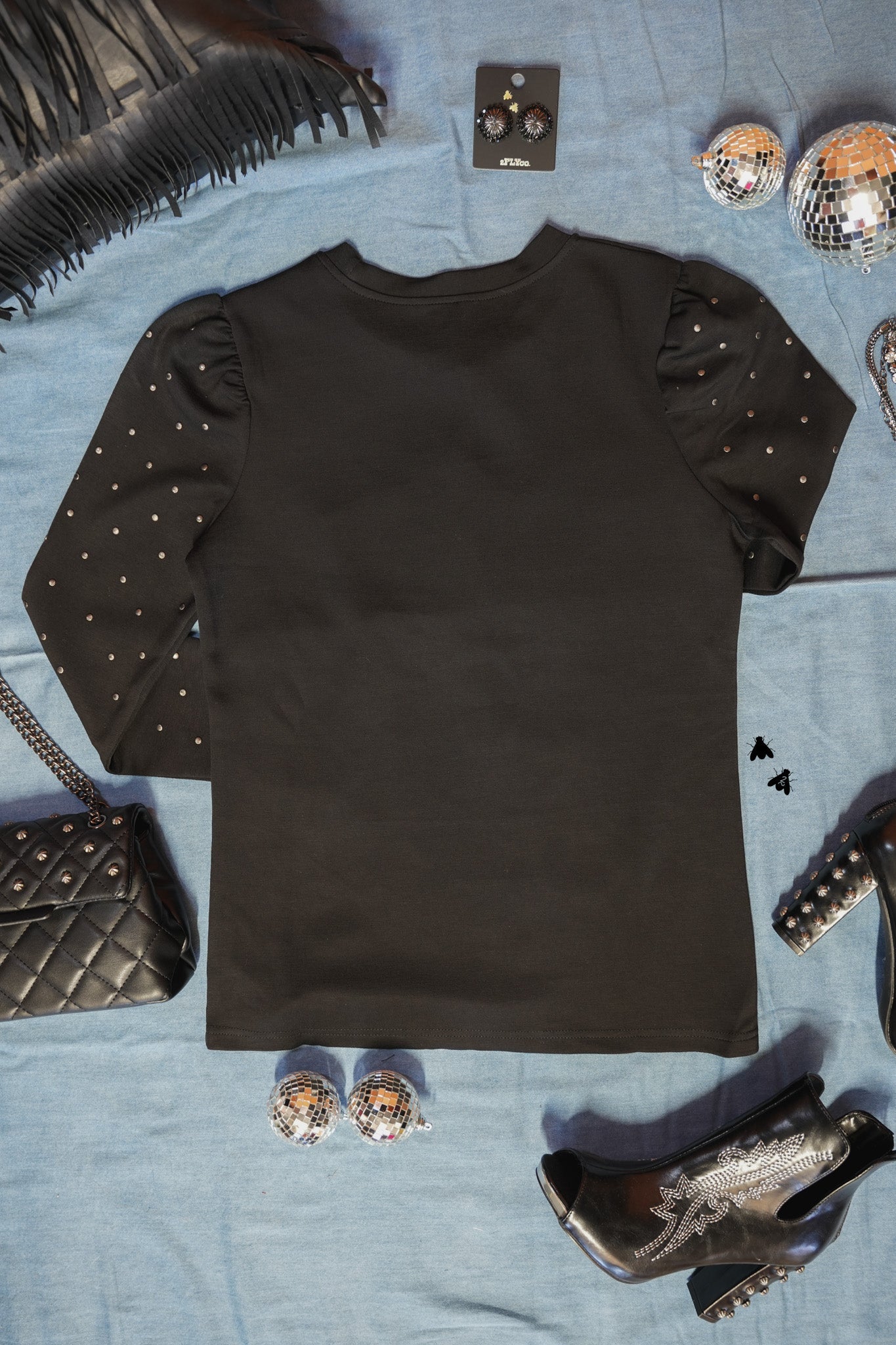 Night Fever Black Long Sleeve