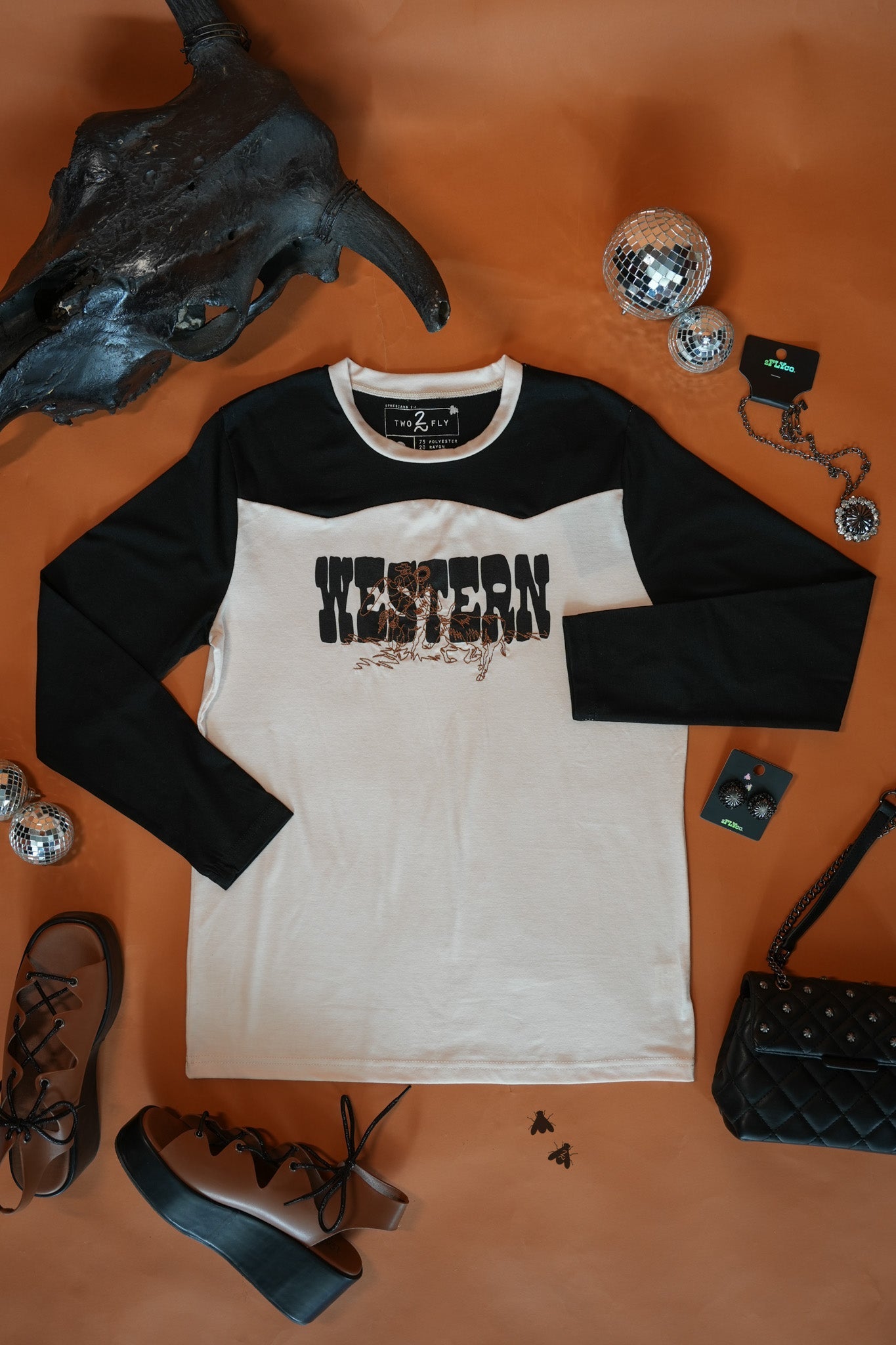 Retro Western Baseball Shirt