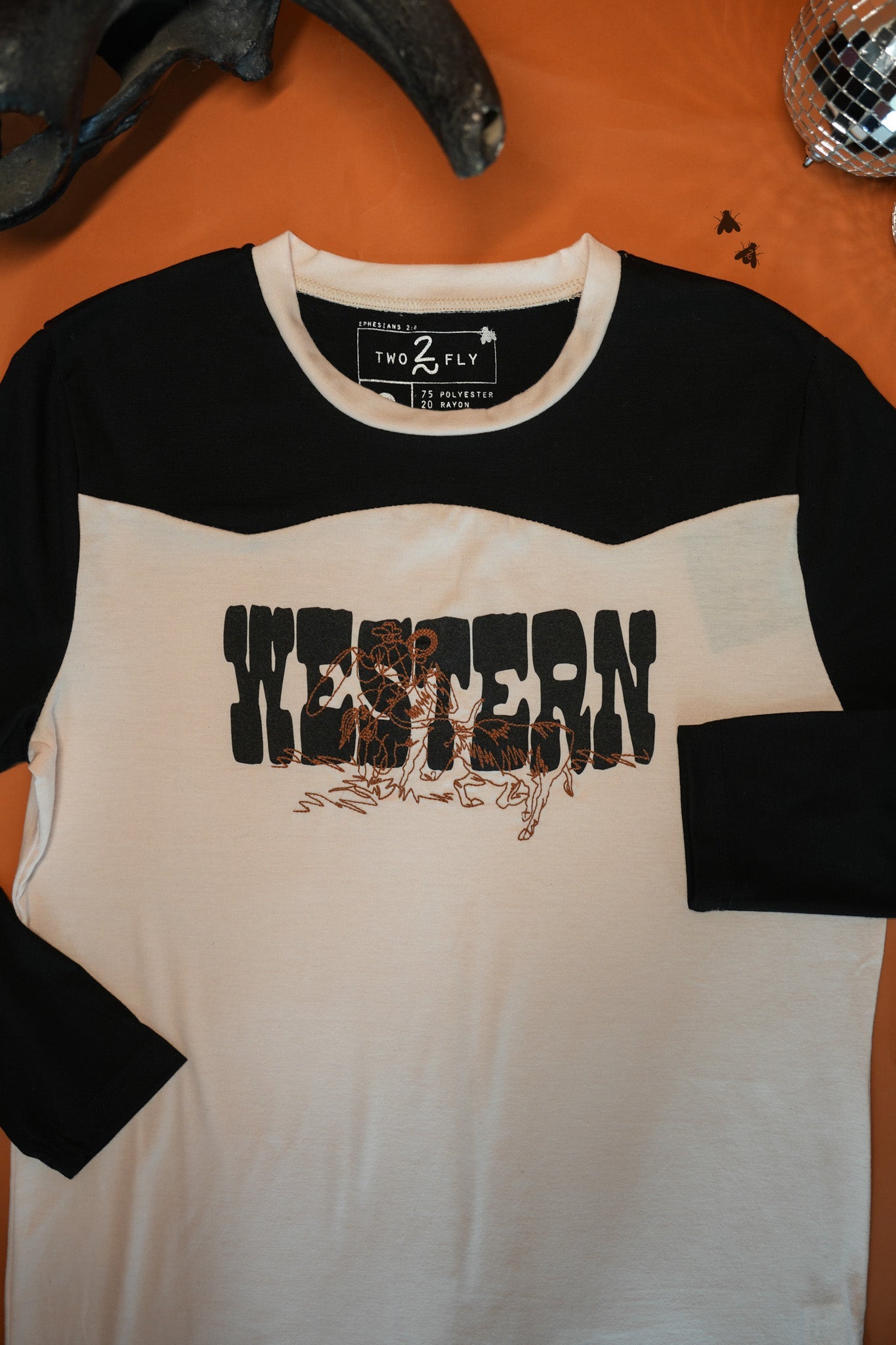 Retro Western Baseball Shirt