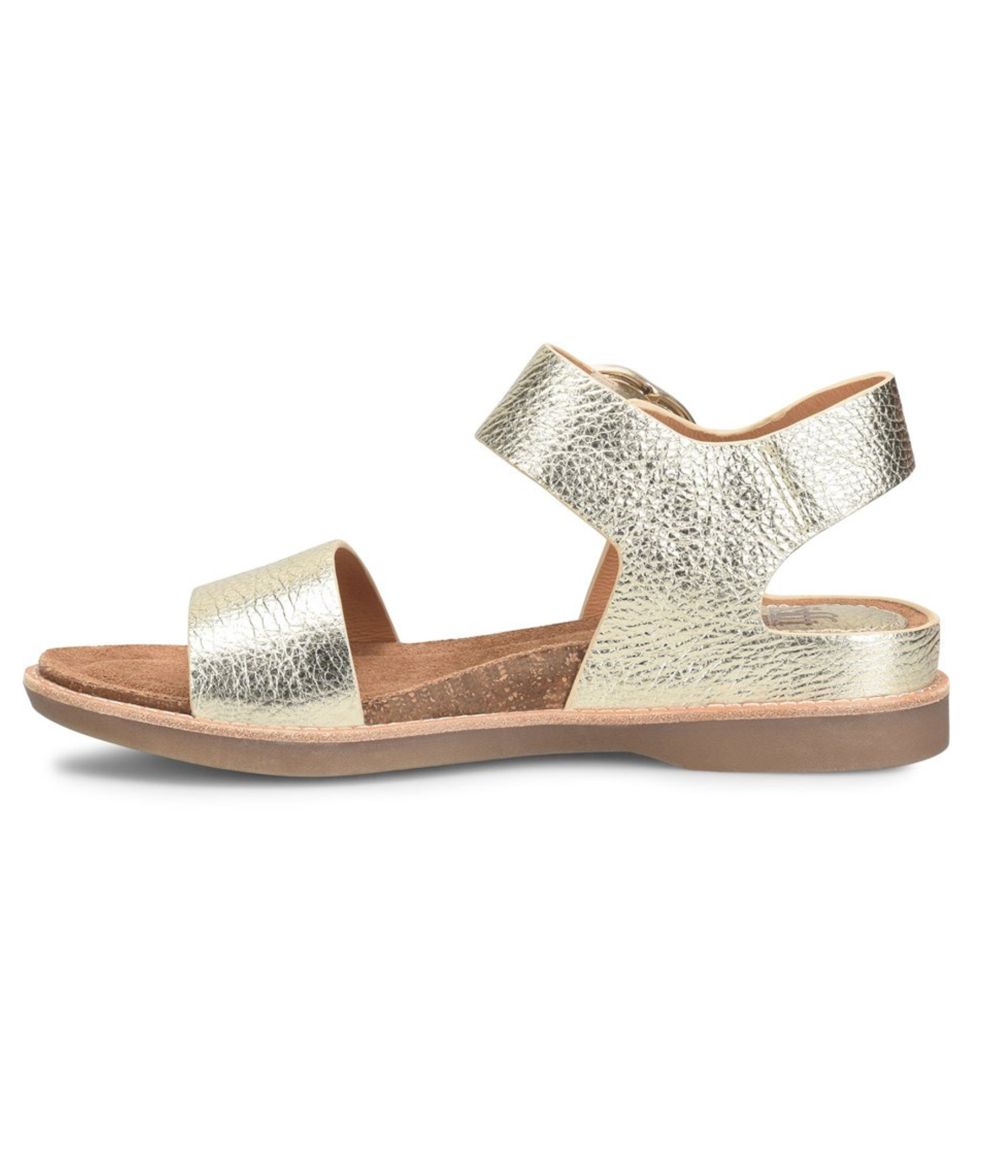 Bali Leather Sandals in Platino Gold by Sofft Shoes