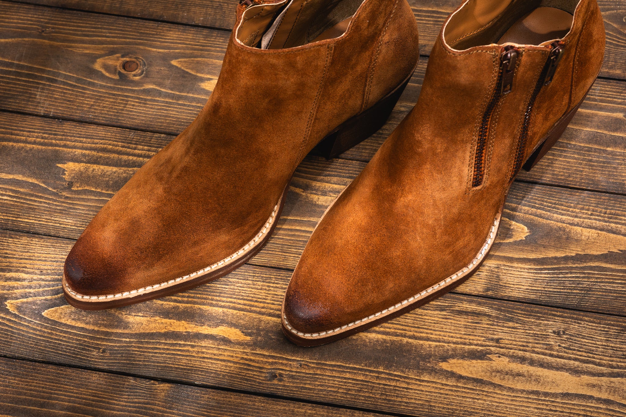 Bandit Suede Ankle Boot in Tan