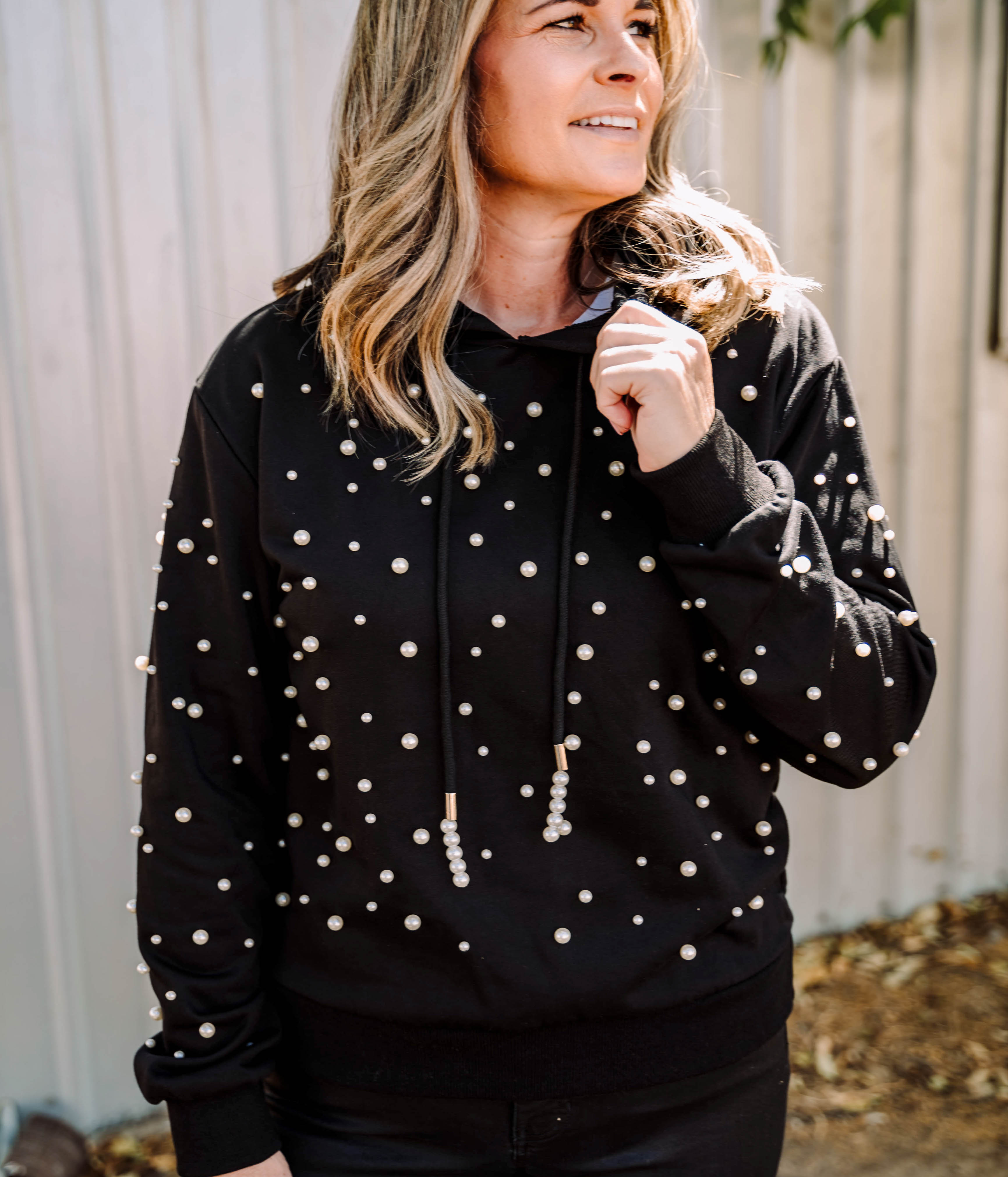 Black Pearl Hooded Sweatshirt