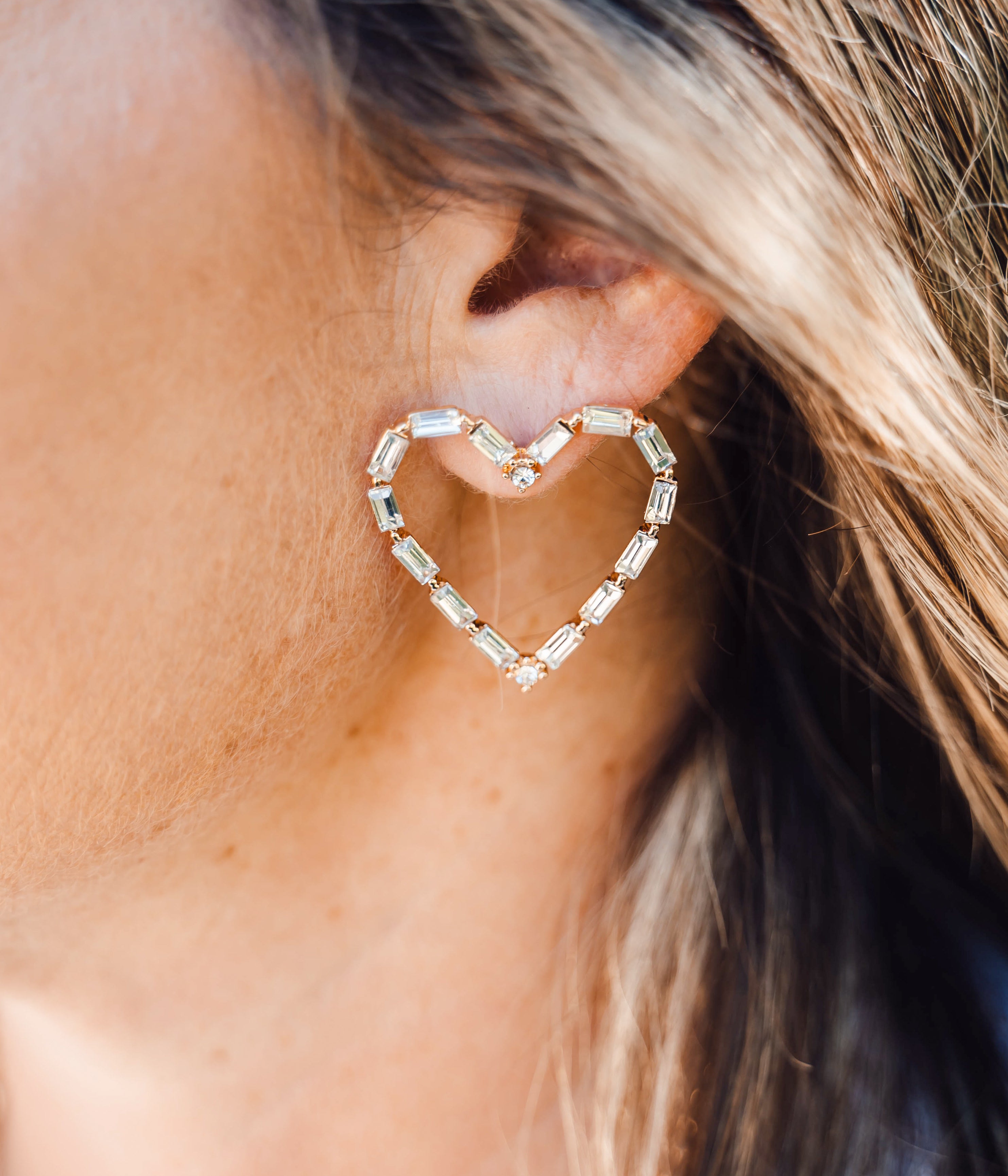 Hallie Heart Earrings