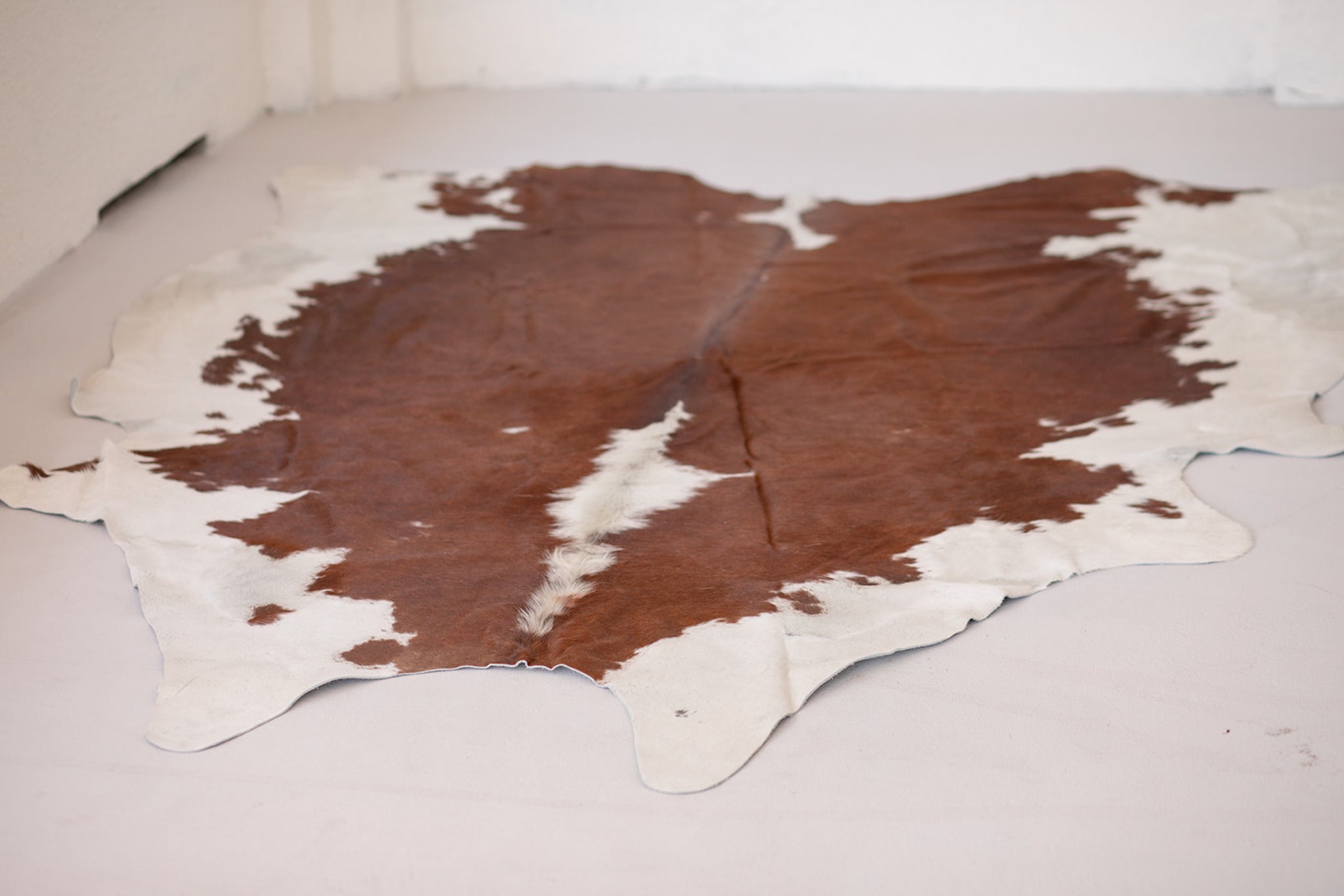 Large Hereford Cowhide Rug