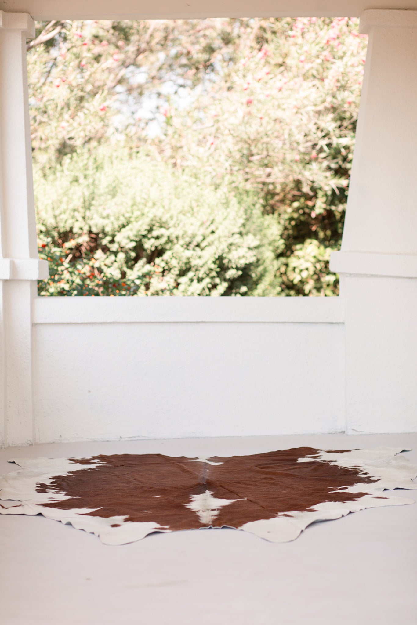 Large Hereford Cowhide Rug