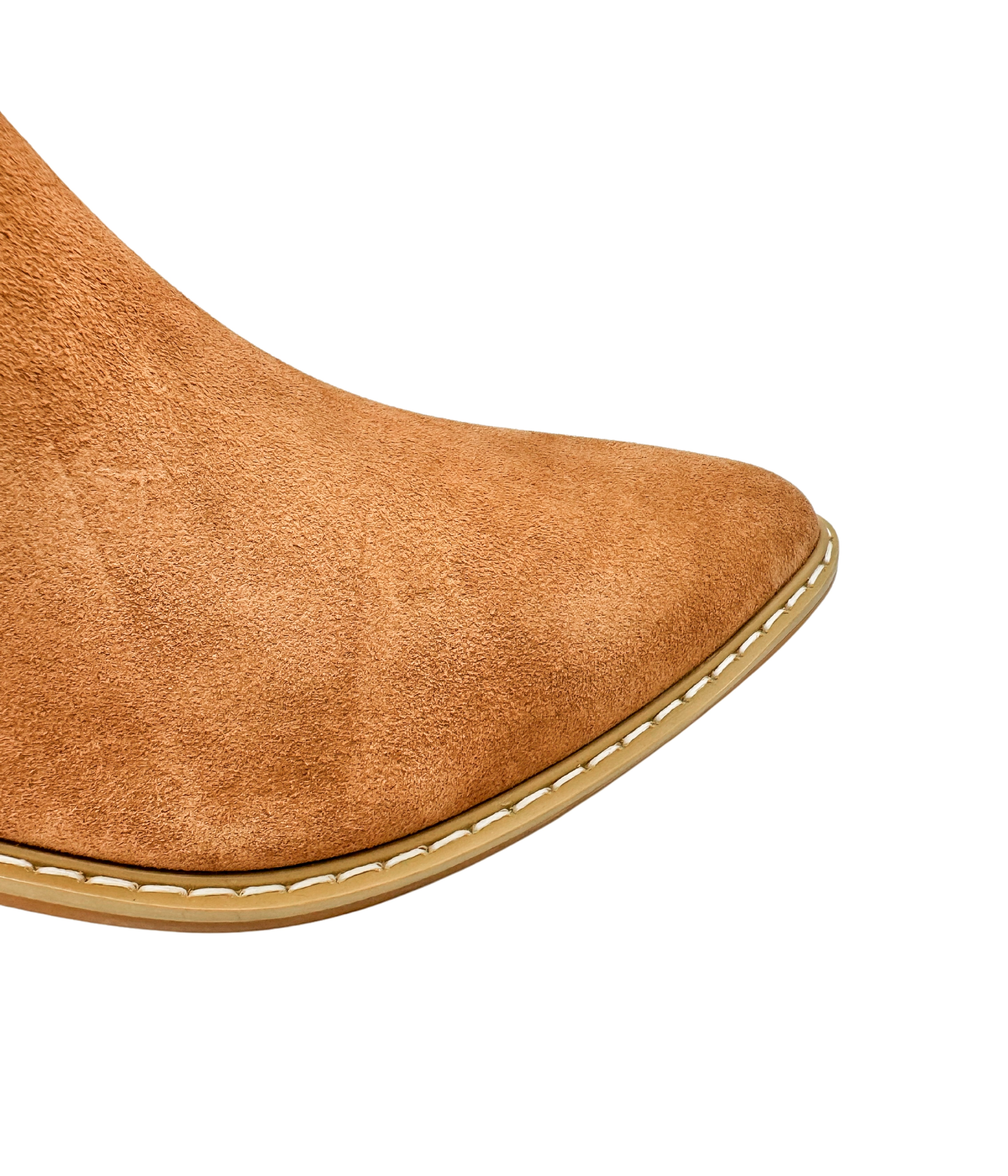 Leonor Suede Ankle Boot in Tan