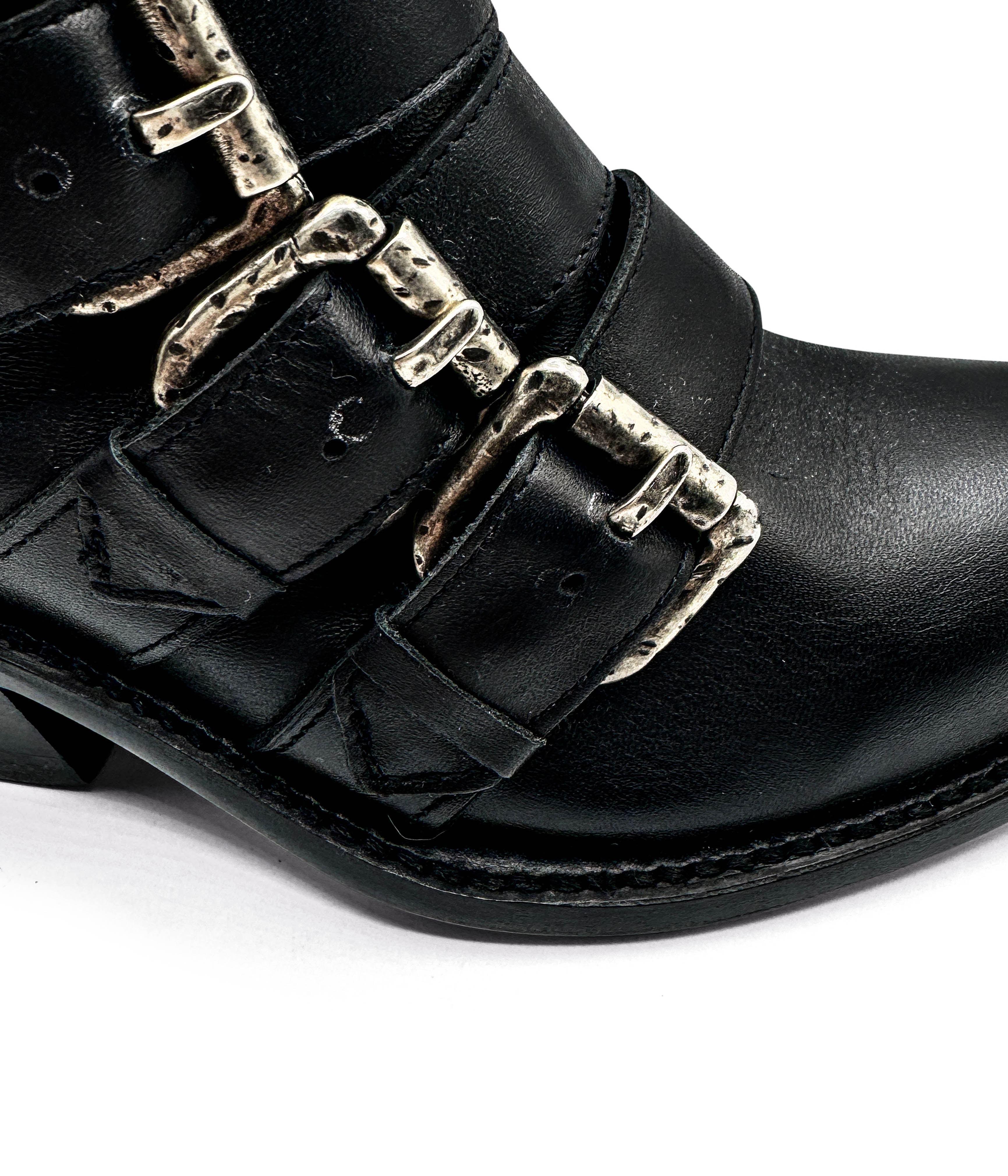 Rocker Ankle Boots in Black