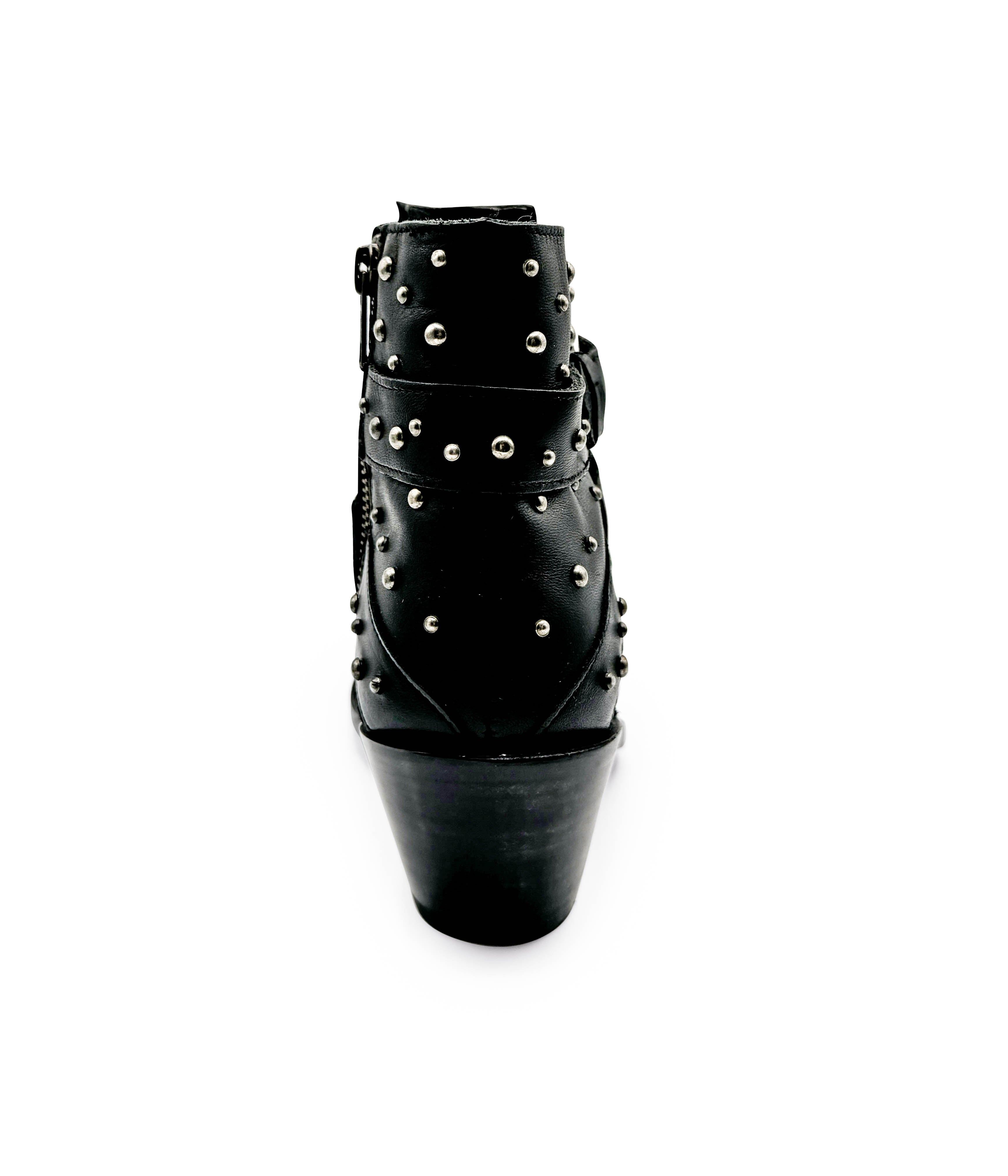 Rocker Ankle Boots in Black