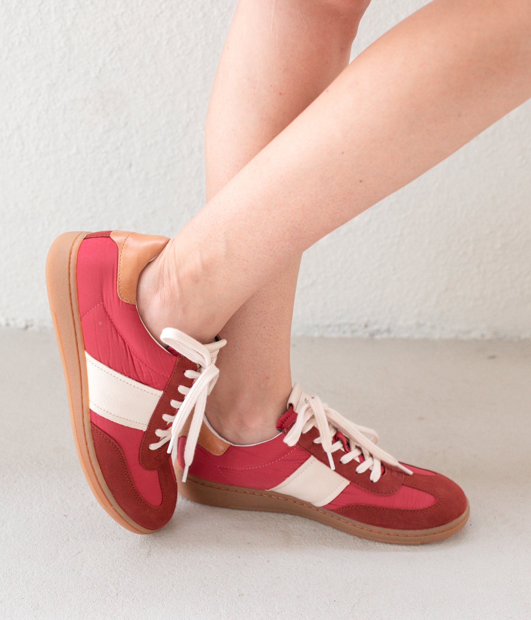 Sofft Ruby Sneakers in Pink and Red Raspberry