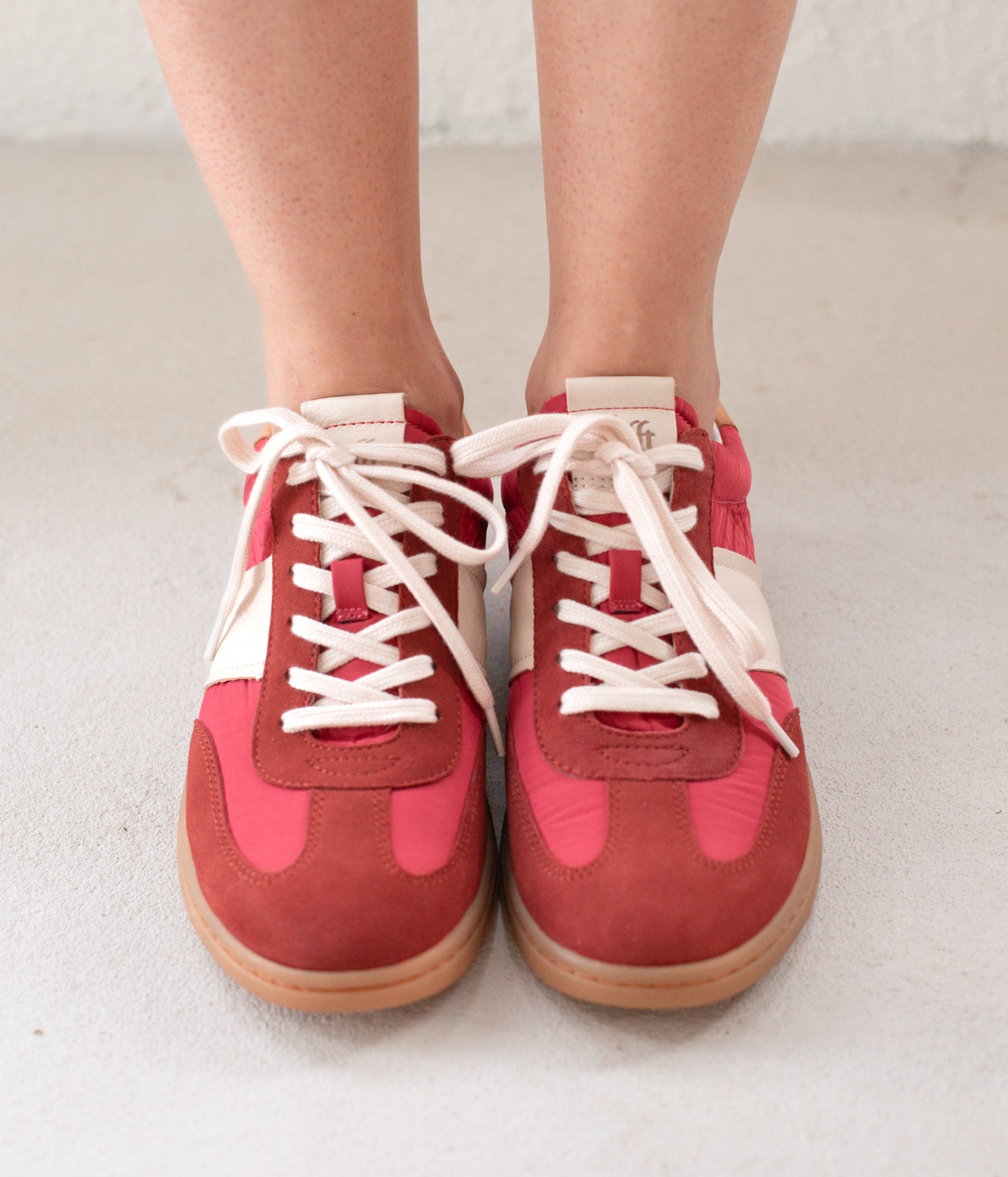 Sofft Ruby Sneakers in Pink and Red Raspberry