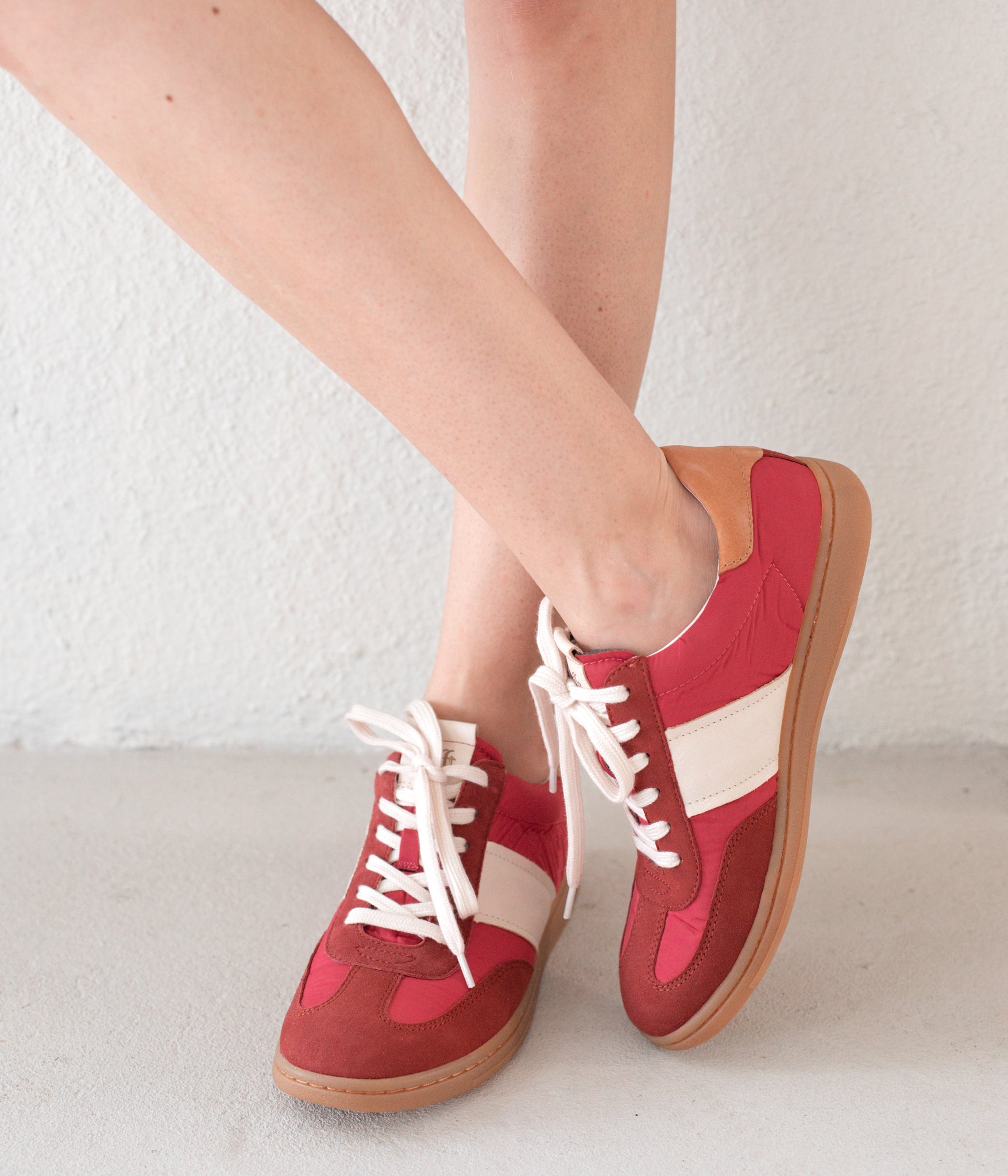 Sofft Ruby Sneakers in Pink and Red Raspberry