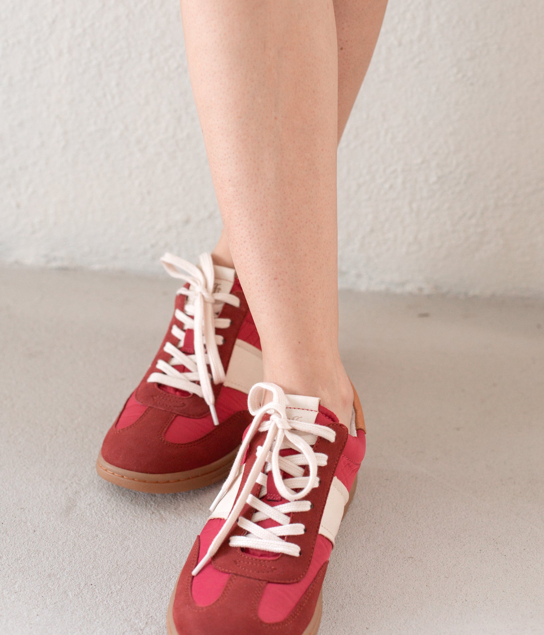 Sofft Ruby Sneakers in Pink and Red Raspberry