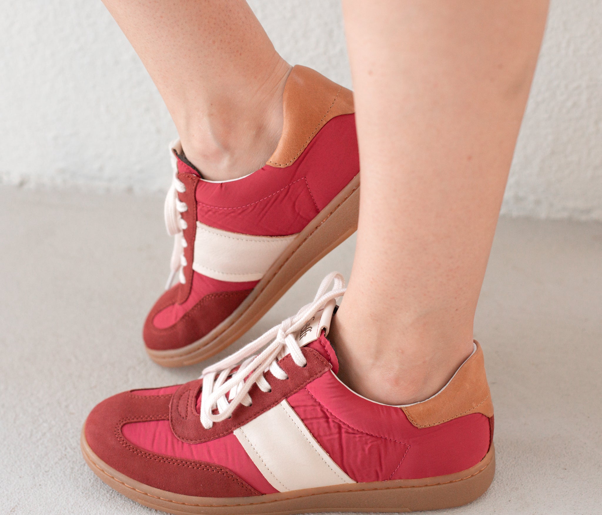 Sofft Ruby Sneakers in Pink and Red Raspberry