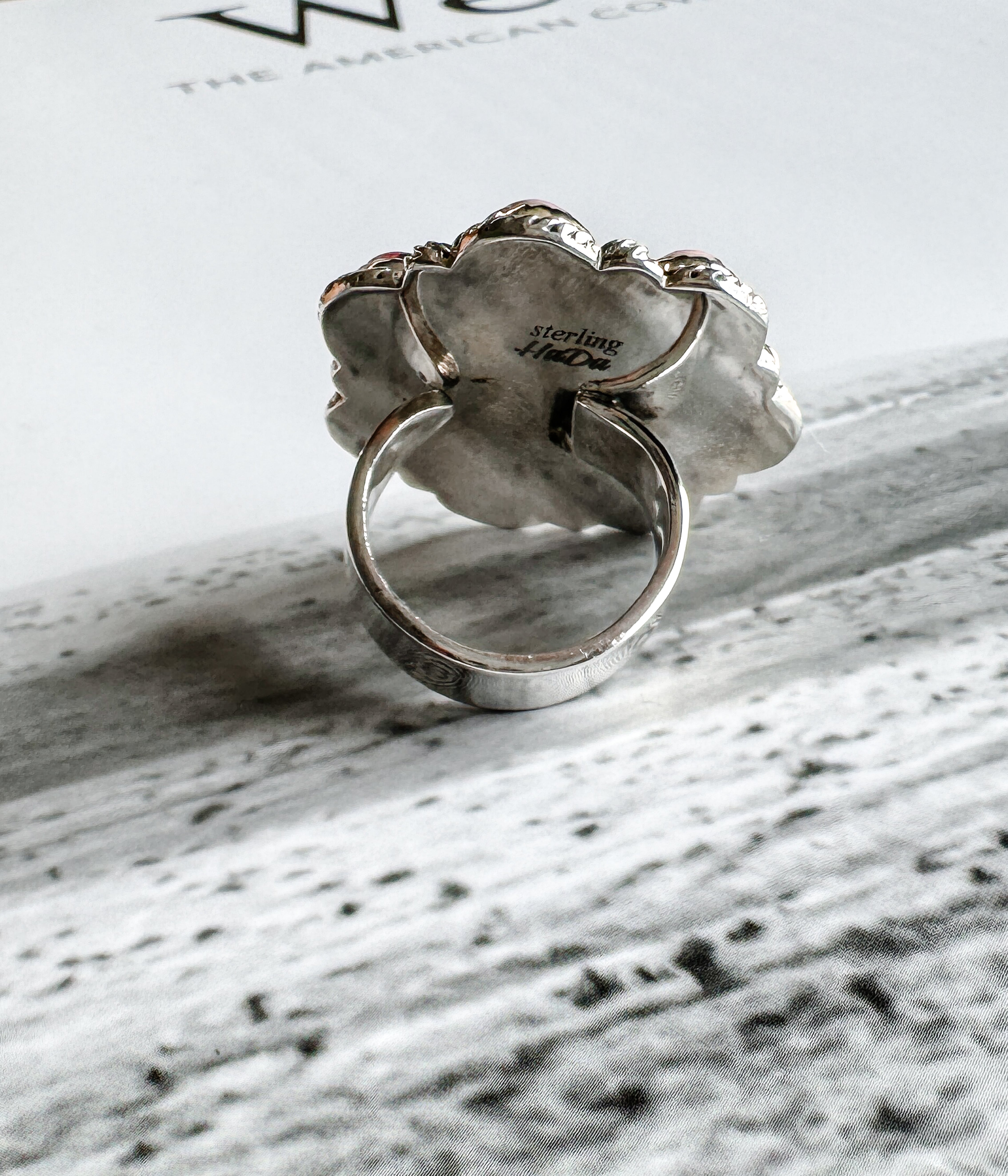 Dahlia Rose Adjustable Ring