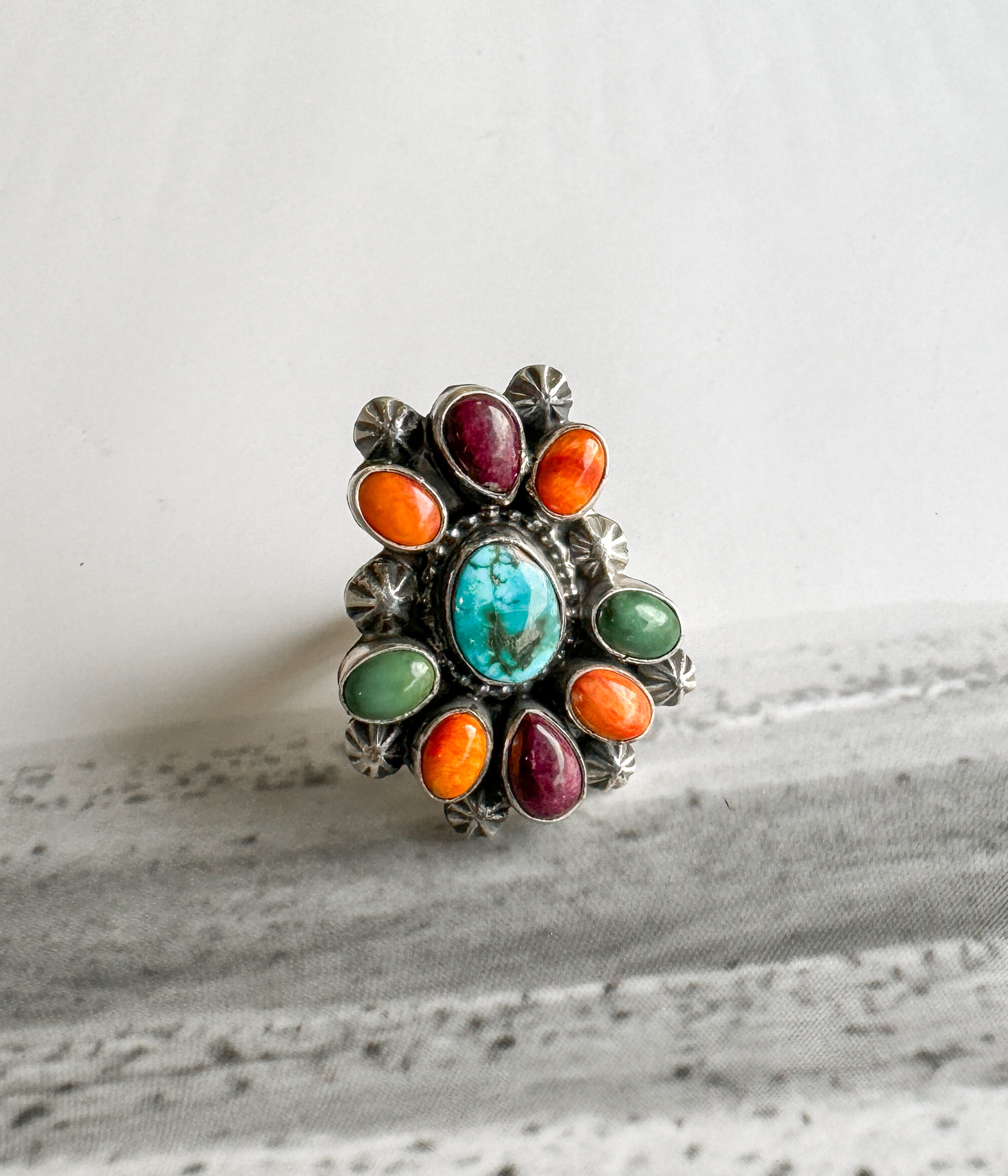 Santa Barbara Multi Stone Ring